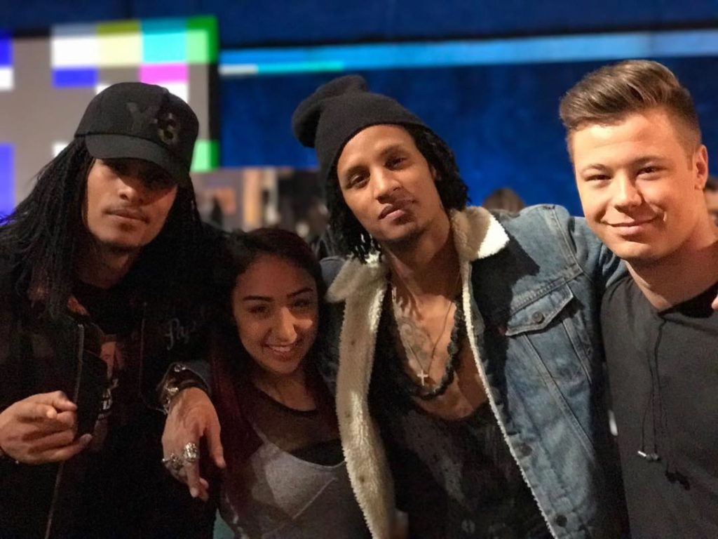 Luka & Jenalyn with Les Twins (Laurent and Larry Bourgeois) during NBC's World of Dance